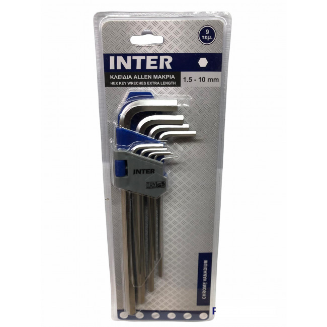 Σετ Αλλεν Inter Cr.V 9τεμ. 1.5-10μμ Blister