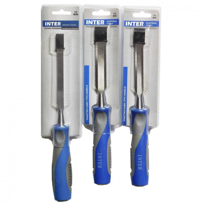 Σκαρπέλο Πλαστική Λαβή Blister Inter