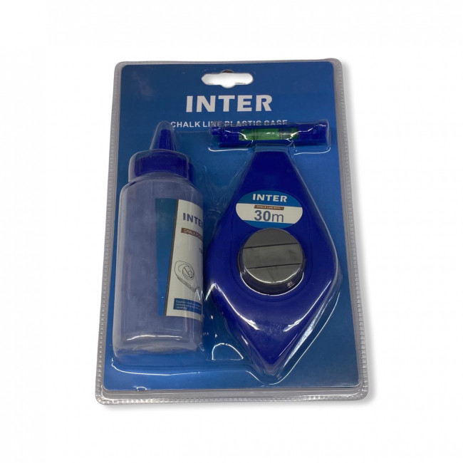 Ράμα Κτιστών Πλαστικό 30m + Σκόνη Inter (Νήμα Χτιστών)