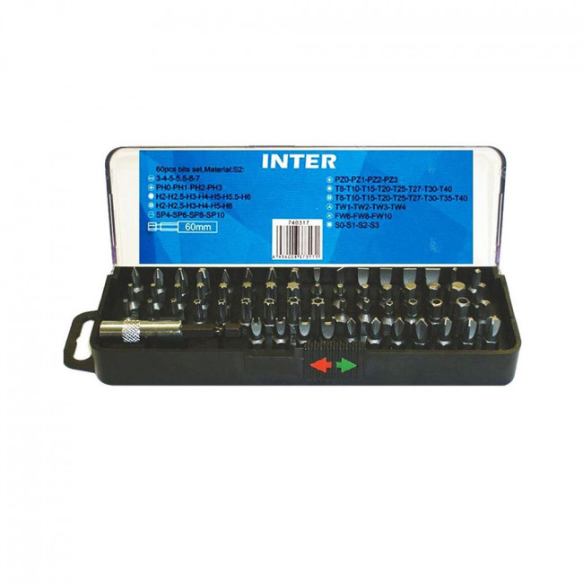 Σετ Μύτες 60 Τεμαχίων Inter