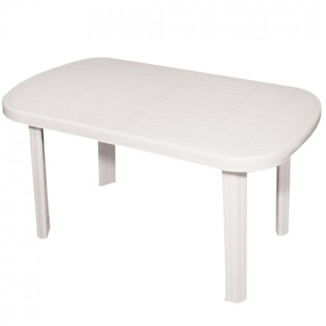 Τραπέζι Πλαστικό Οβάλ 84x142cm