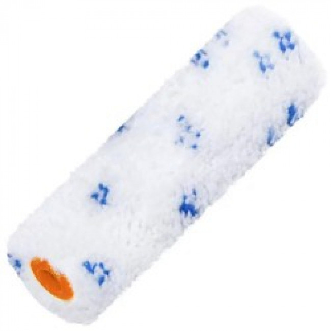 Ρολό Βαφής Microfiber Μπλε Βούλες 15x35mm