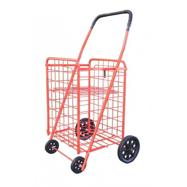 Καροτσάκι Λαϊκής με 4 Ρόδες Σπαστό Συρμάτινο Cuatro