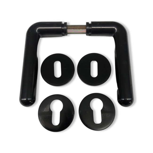 Πόμολο Μεσόπορτας Πλαστικό με Ροζέτα 310/40 Νεοξαλ