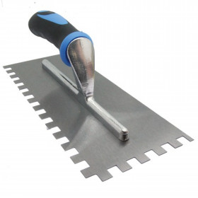 Σπατουλαδόρος Πλακάδων Πλαστική Λαβή 280x130mm Δόντι 10x10mm Inter