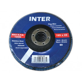 Δίσκος Flap Λείανσης Ζιρκόνι Inter